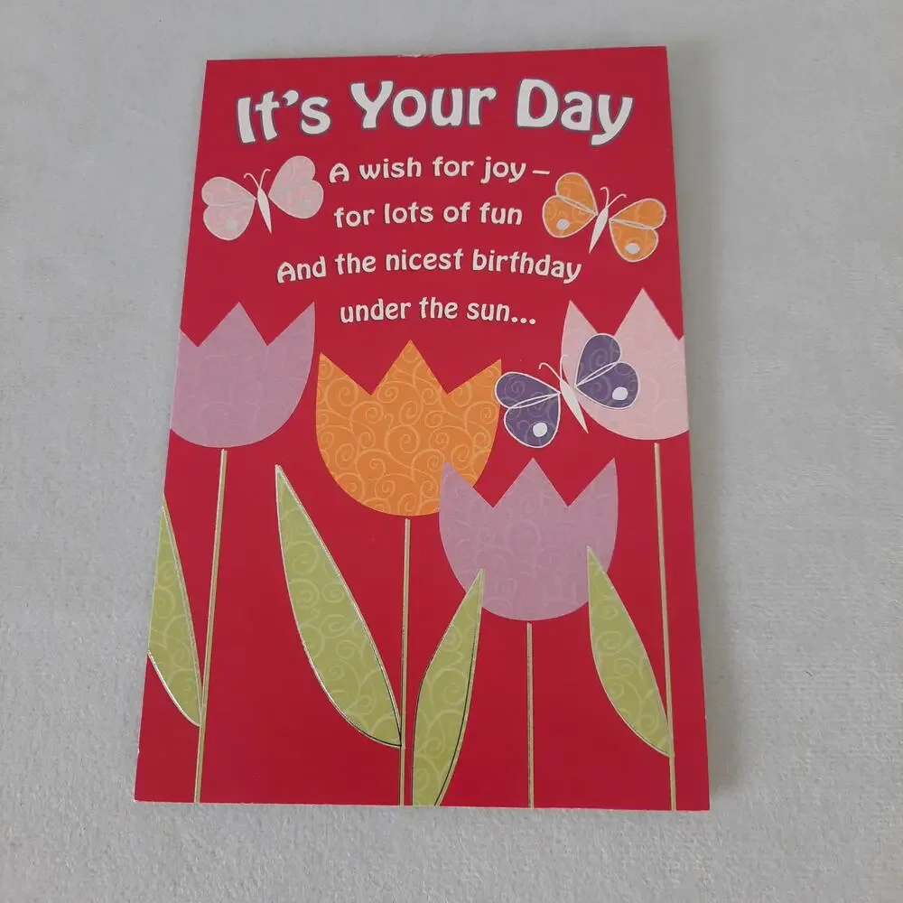 Tender Thoughts Girl's Happy Birthday Greeting Cards